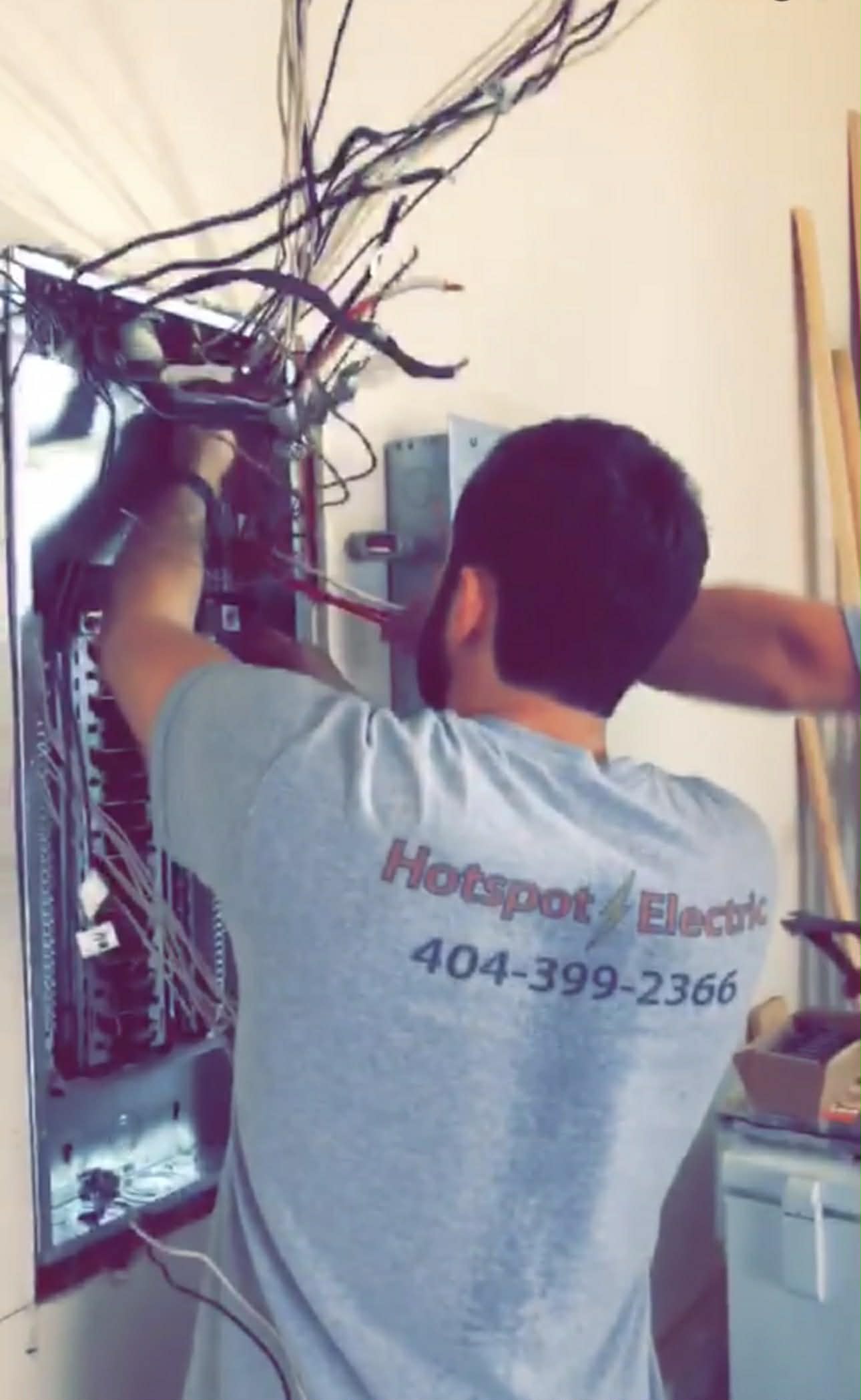 Hot Spot Electrical panel installation in Cumming GA